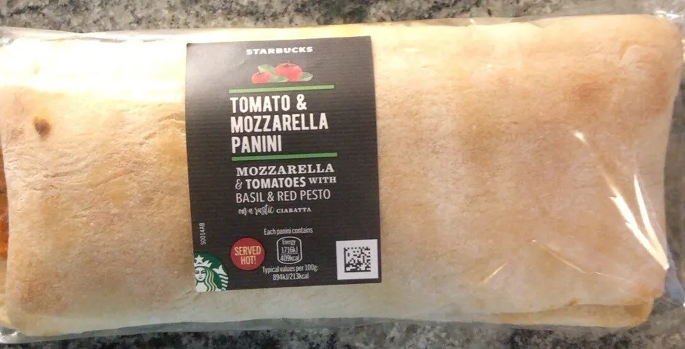 Tomato mozzarella panini