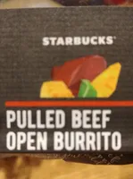Starbucks pulled beef open burrito