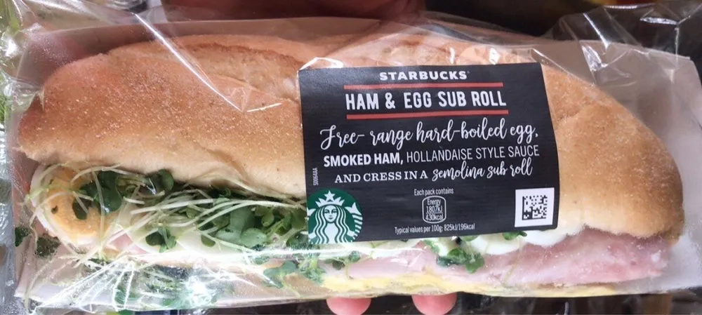 Ham & Egg Sub Roll