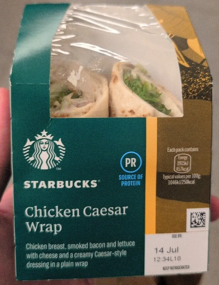 Chicken & Bacon Caesar Wrap