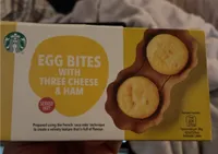 STARBUCKS Egg Bites with Three Cheese & Ham Free-r