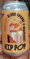 CBD Kombucha Blood Orange and Grapefruit