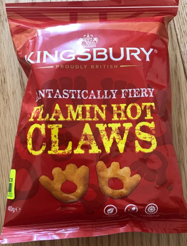 flaming hot claws