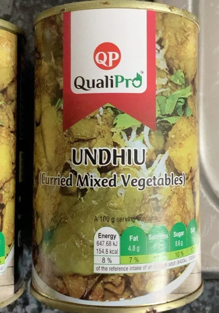 Undhiu Curried Mixed Vegetables