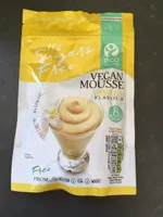 Vegan mousse vanilla flavor