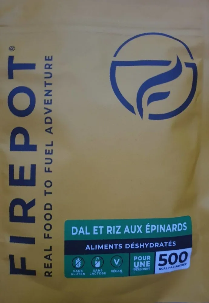 Dal et riz aux épinards