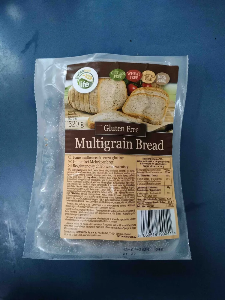 gluten free multigrain bread