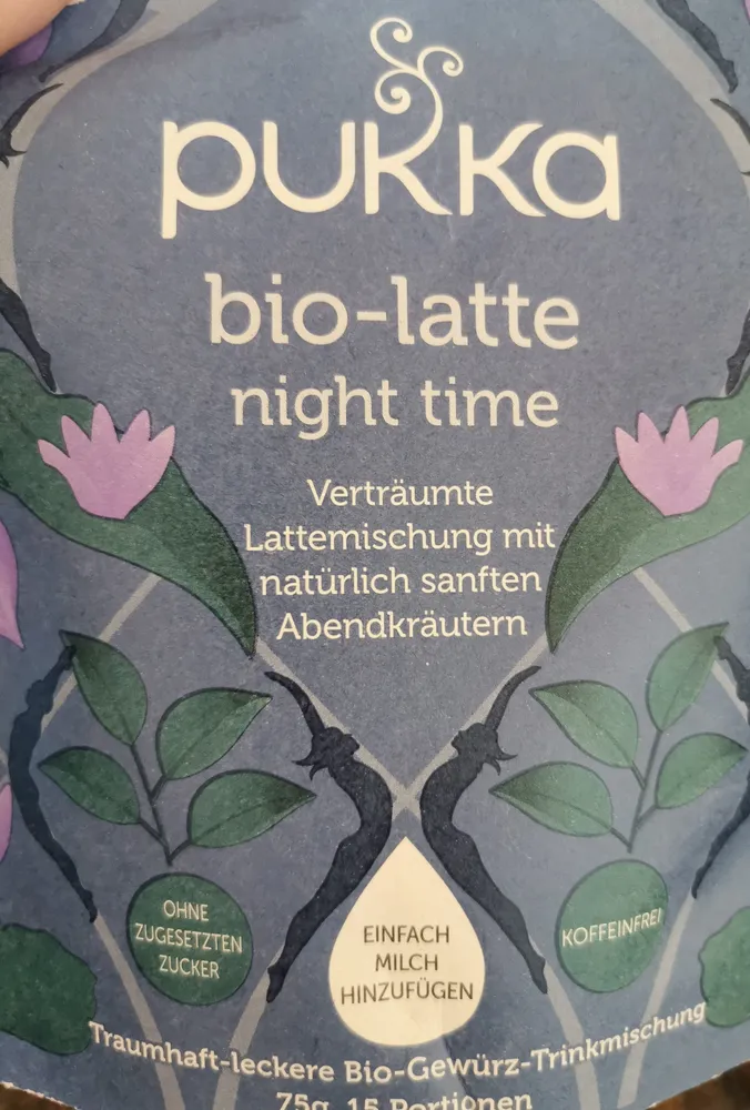 Bio-latte night time