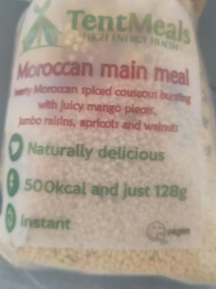 Moroccan main meal