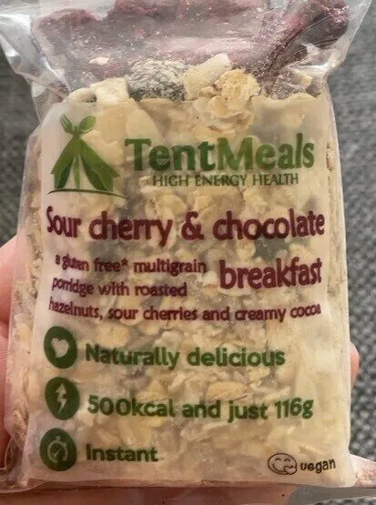 Sour cherry & chocolate breakfast
