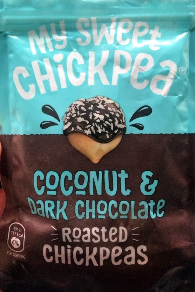 Coconut & dark chocolate roasted chickpeas
