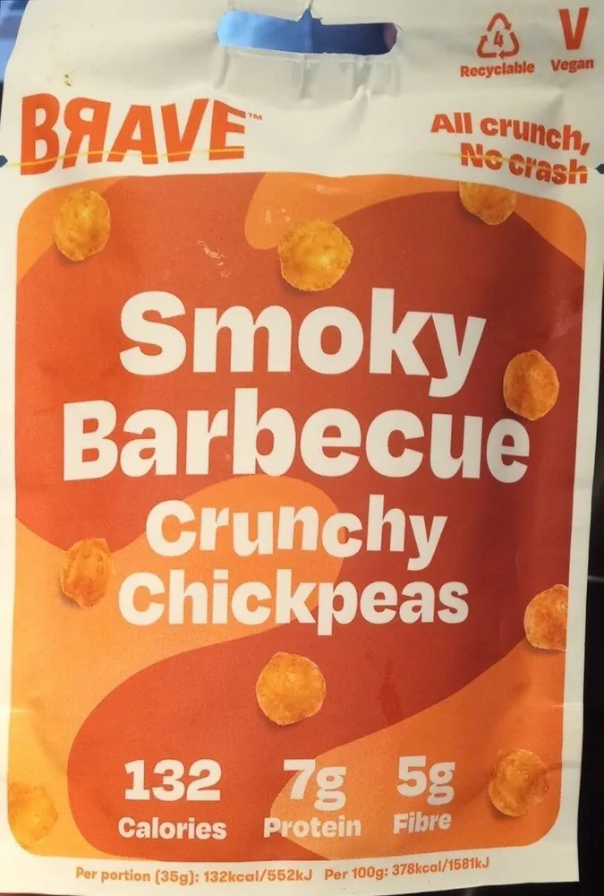 Smokey Barbecue crunchy chickpeas