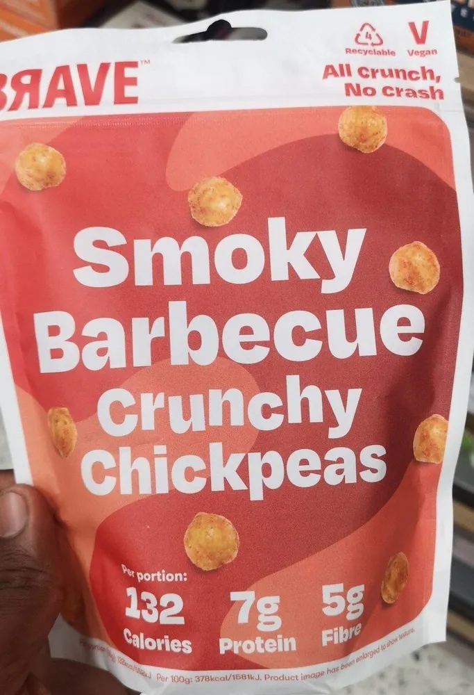 Smoky Barbecue Crunchy Chickpeas