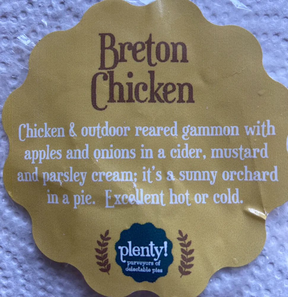 Breton Chicken Pie