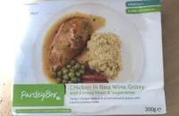 Chicken in red wine gravy