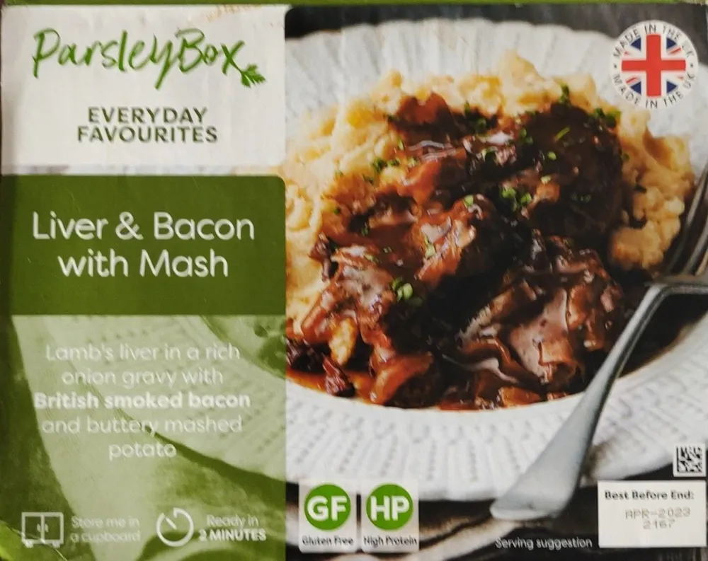 Liver & Bacon with mash