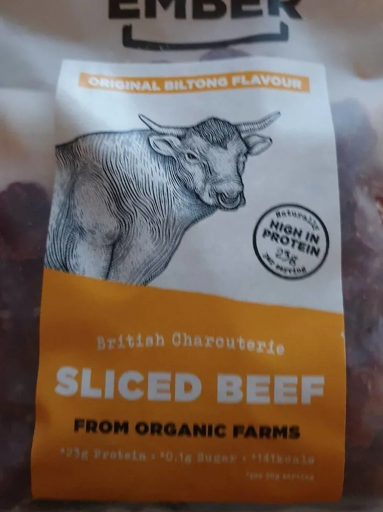 Sliced beef