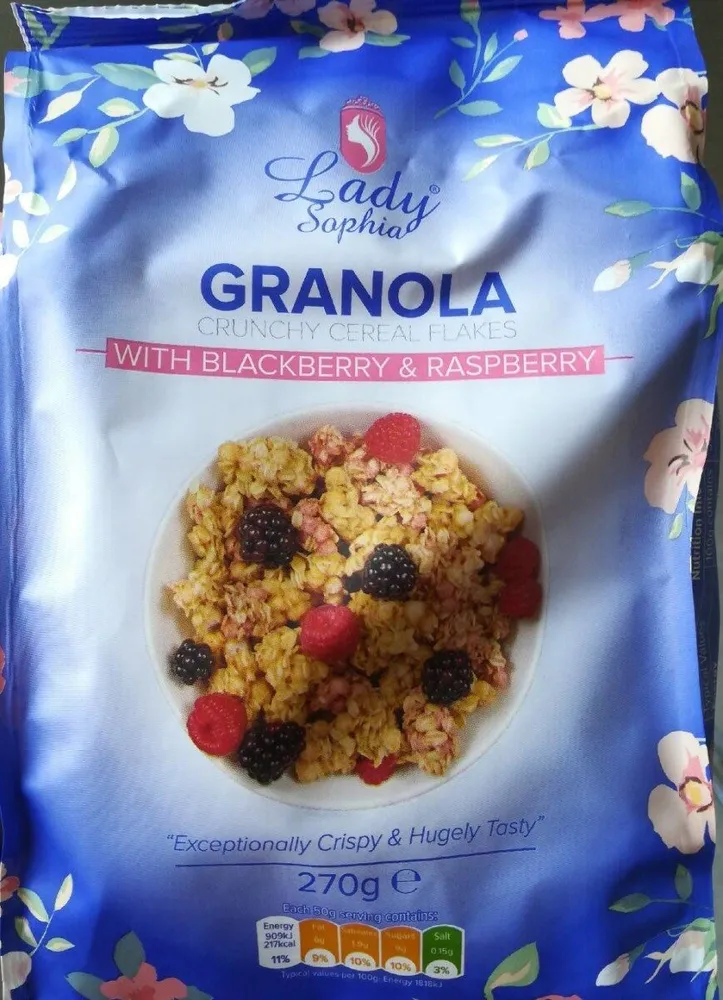 Granola crunchy cereal flakes imp