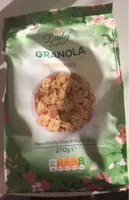 Granola crunchy cereal flakes