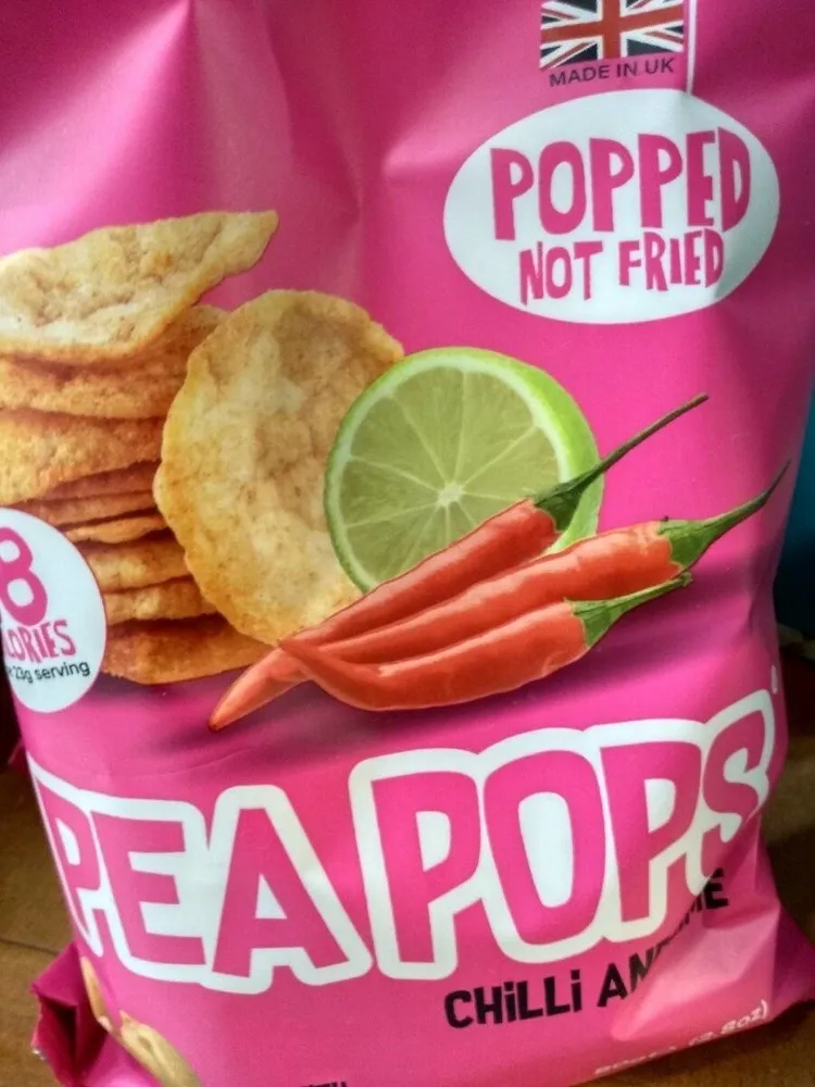 Pea pops chilli and lime