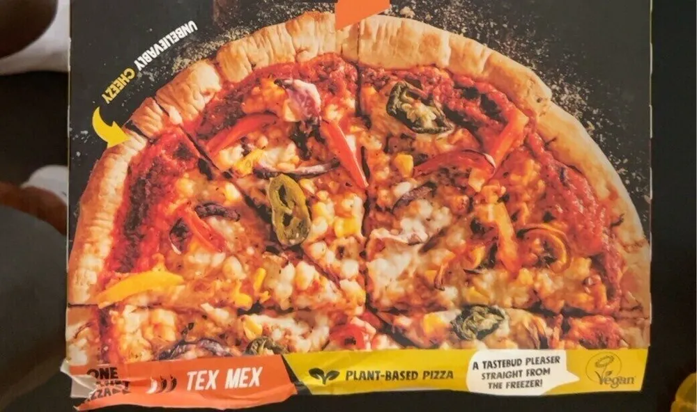 Tex mex plant based pizza