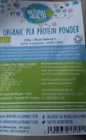 Organic pea protein powder