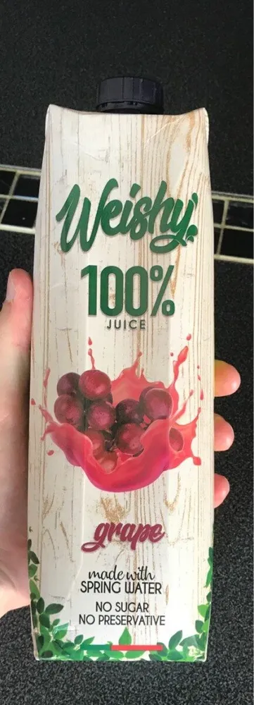 Weishy jus de raisin
