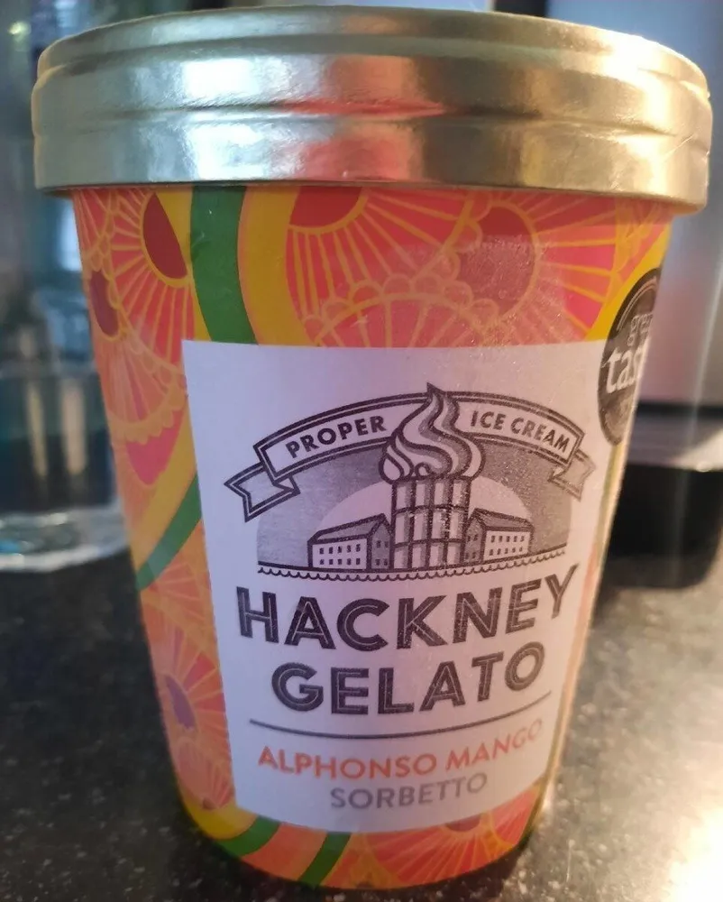 Alphonso mango sorbet