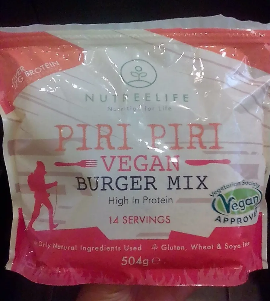 Piri Puri Vegan Burger Mix