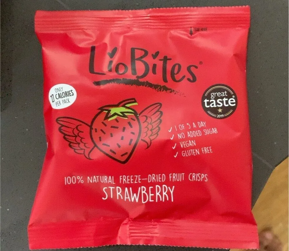 100% natural freeze-dried fruit cridps Strawberry