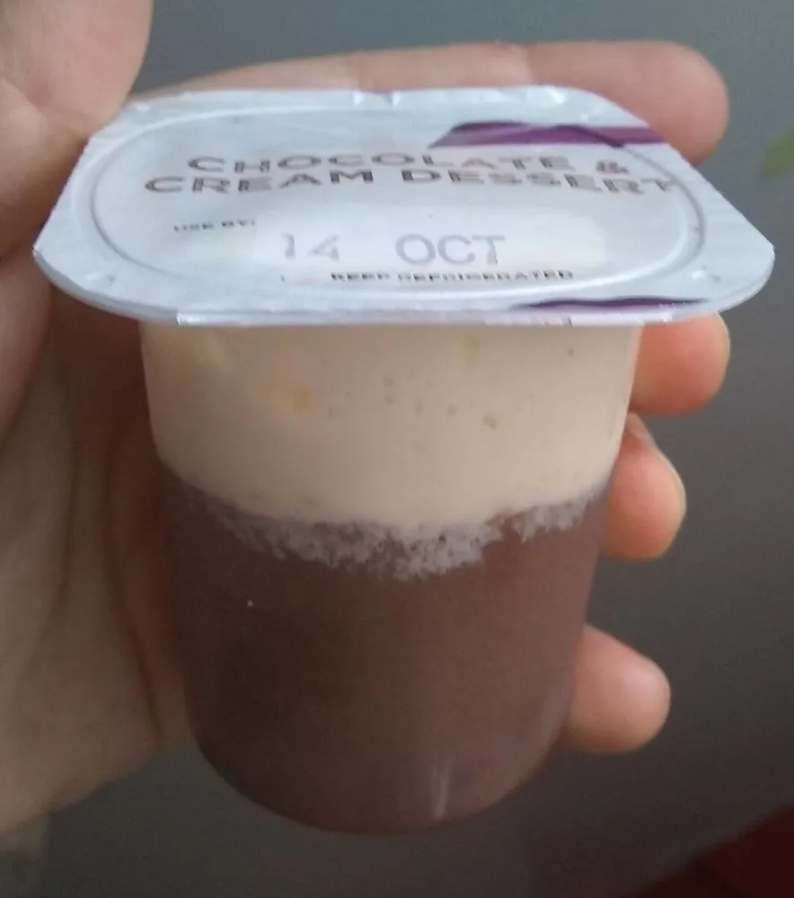Chocolate & cream desert