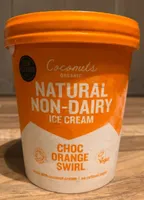 Natural Non-Dairy Ice Cream Choc Orange Swirl