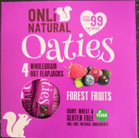 oaties wholegrain oat flapjacks forest fruits