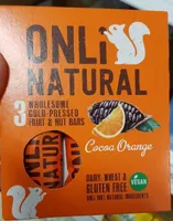 Wholesome cold pressed fruit and nut bars