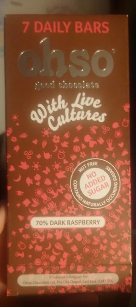 Ohso good chocolate