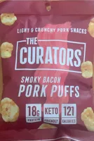 Smoky bacon pork puffs
