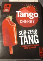 Cherry ice lollys