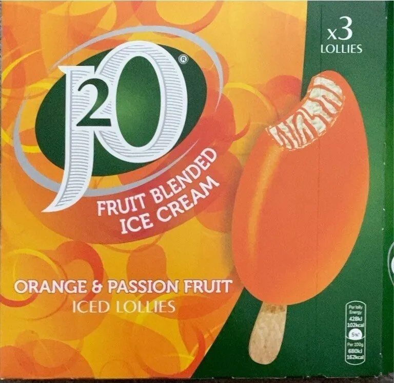 J2O Fruit Blended Ice Cream Lolly