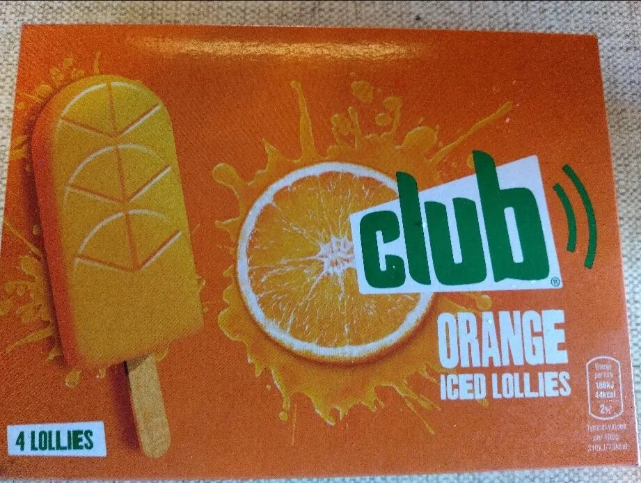 Orange Ice Lollies