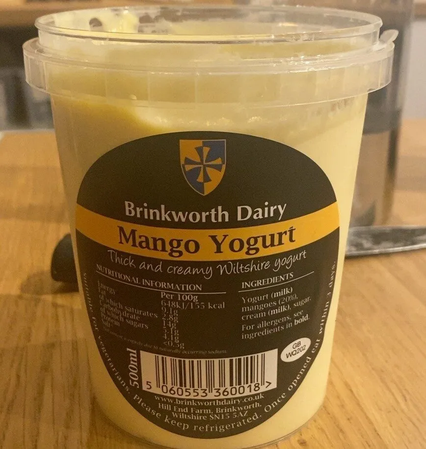 Mango yogurt