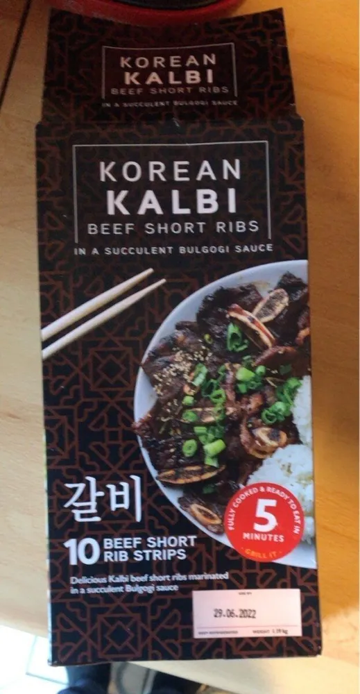10 beef short rib strips