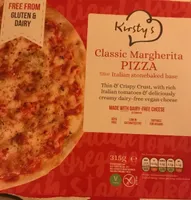 Classic margherita pizza gluten and dairy free