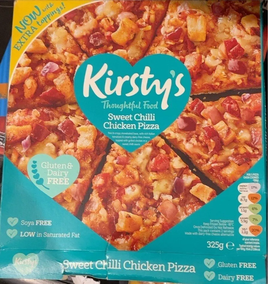 Sweet chilli chicken pizza