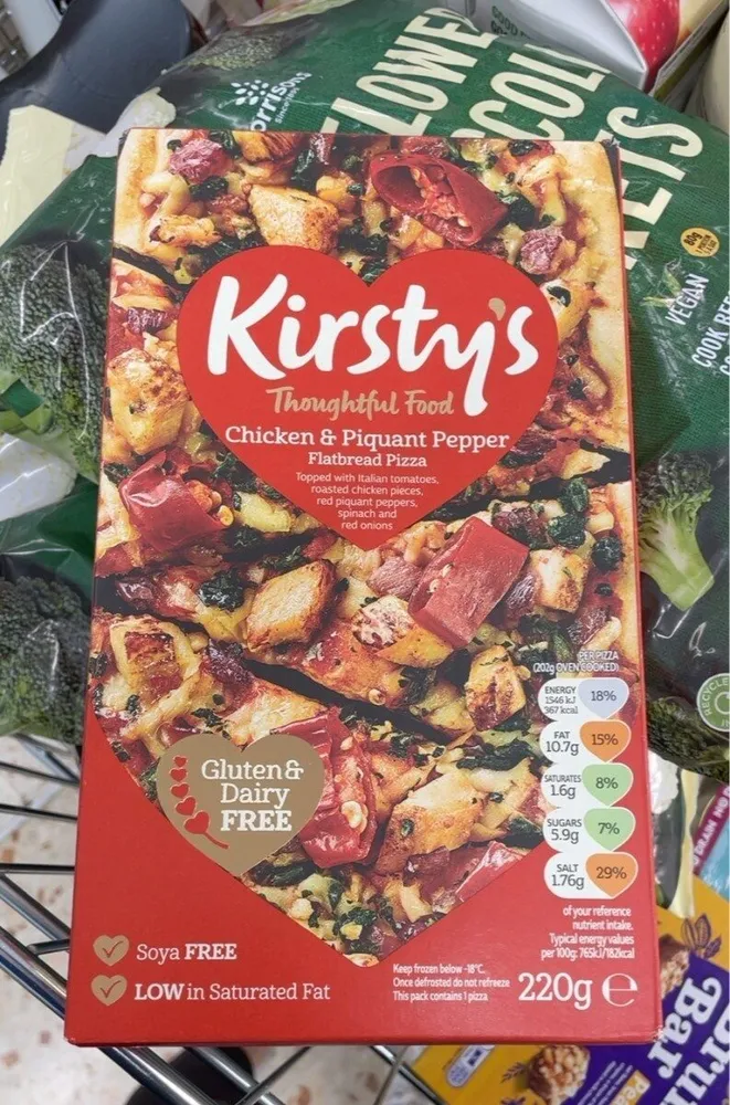 kirstys chicken and piquant pizza