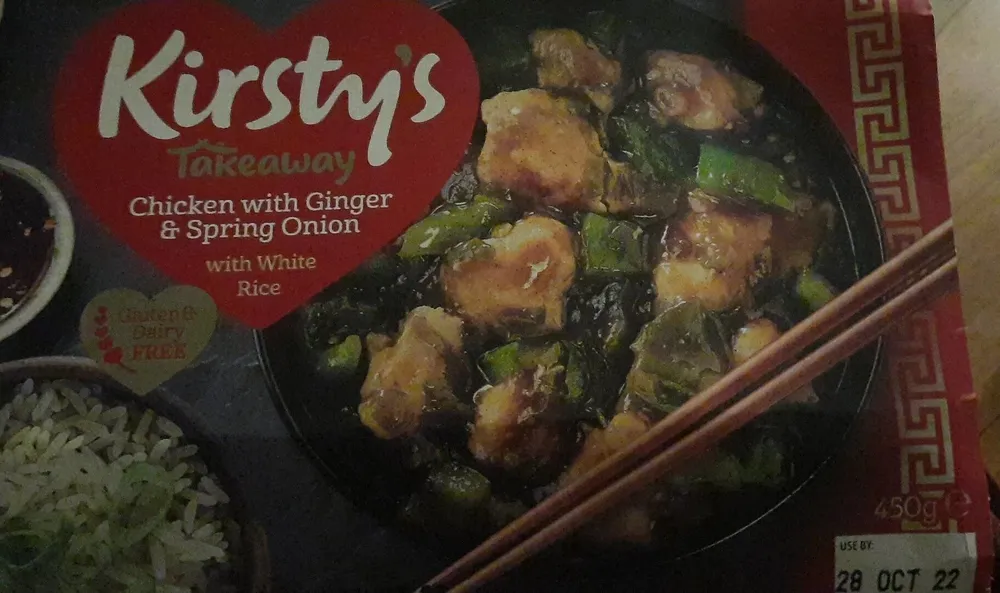 Chicken ginger and spring onions