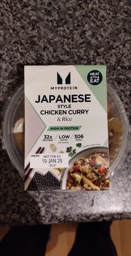 Japanese Style Chicken Curry with rice