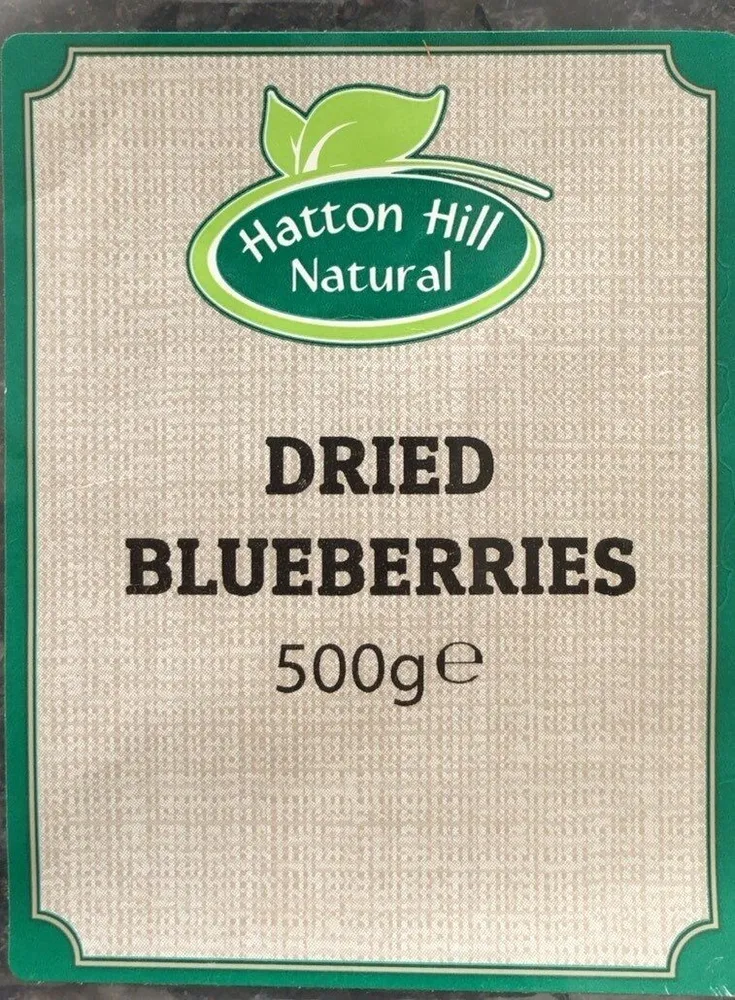 Dried blueberries