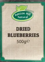 Dried blueberries