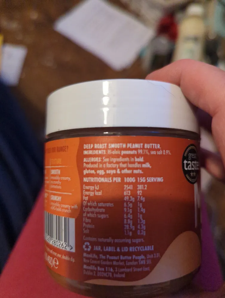 ManiLife Deep Roast Smooth Peanut Butter