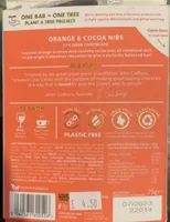 Orange&cacoa nibs 71%dark chocolate